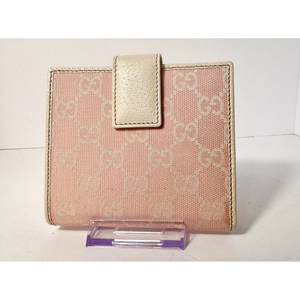Gucci GG monogram Continental bifold wallet vintage EUC with Box - Picture 3 of 12